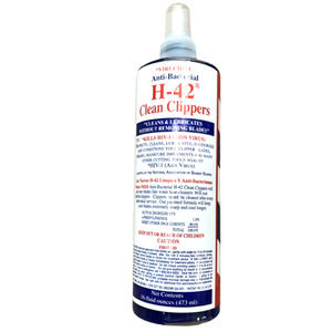 H-42 Clean Clippers Anti-Bacterial Virucidal Cleaner Spray 16oz NEW